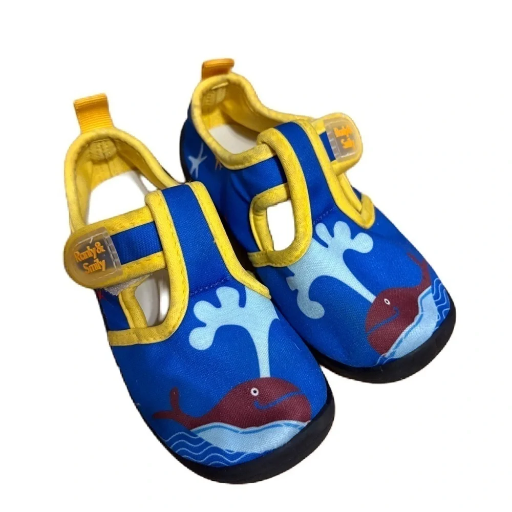 Ranly & Smily Blue Whale Kids Shoes Water Sz 27 Sz 10 US